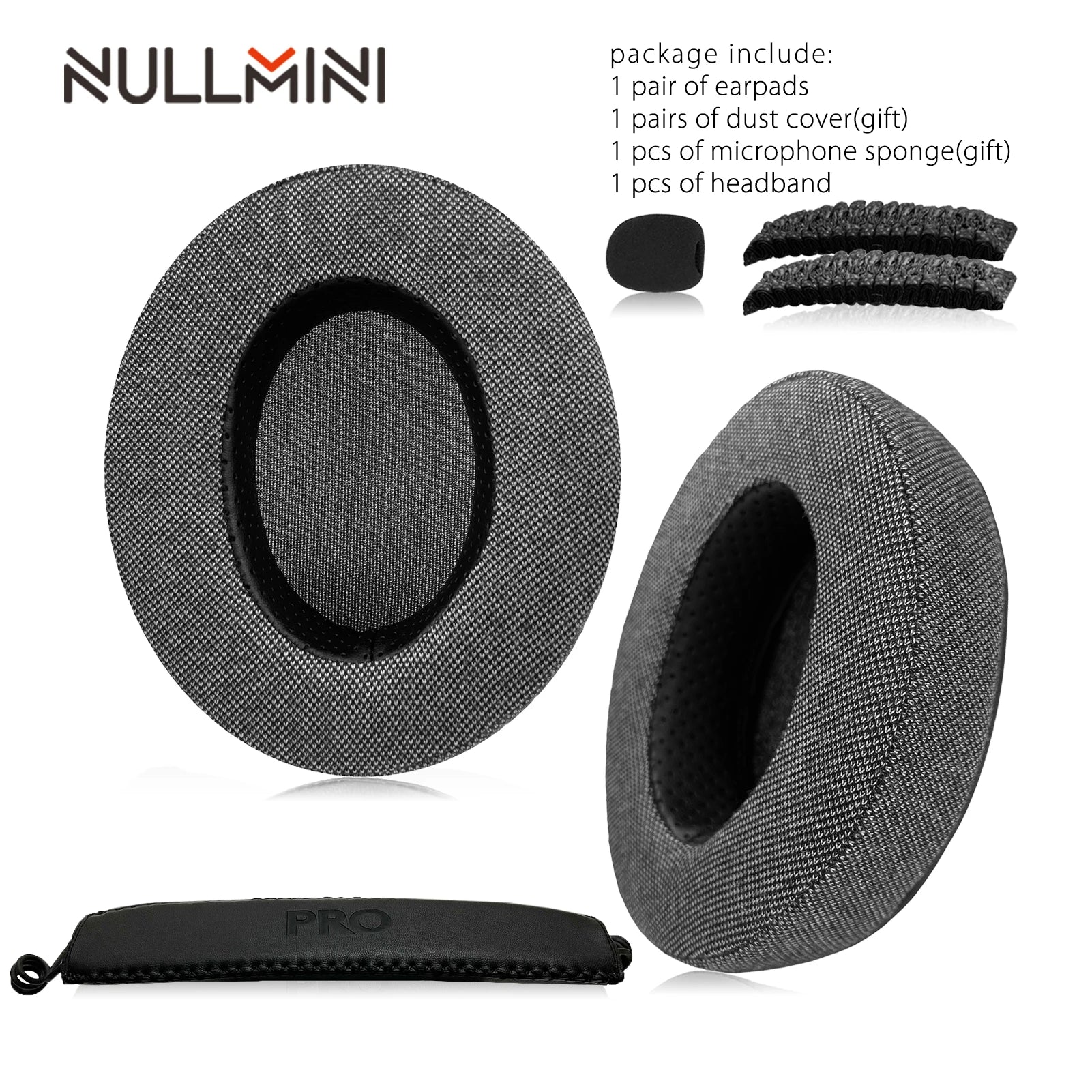 NullMini Replacement Earpads For Logitech G Pro X Headphone Cooling Gel Earmuffs Ear Cover Headband HeadBeam