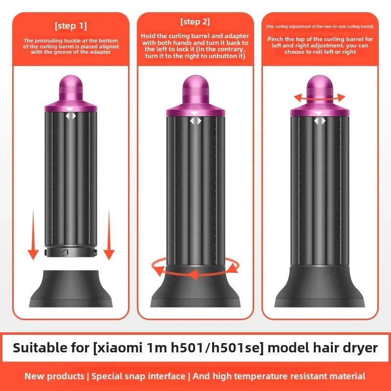 1Pcs for Xiaomi Mijia Hair Dryer H501 H501SE Wave Curling Wand Hair Dryer Accessories
