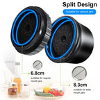 Electric Jar Vacuum Sealer Kit for Food Storage 1200mAh Vacuum Sealing Machine for Wide Mouth and Regular Mouth Jars