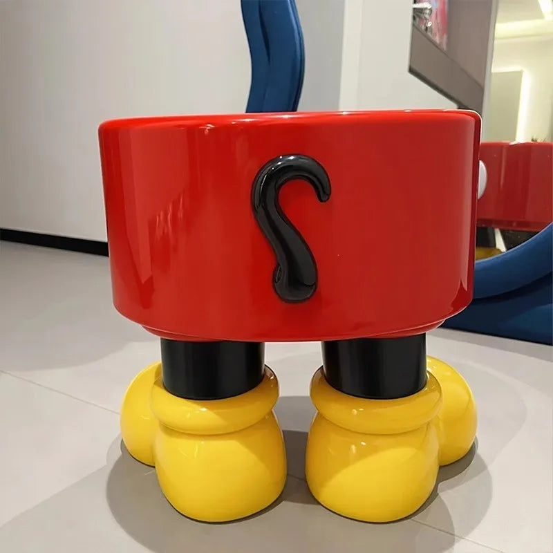 Shoe Changing Stool Home Door Cute Creative Children's Shoe Changing Stool Living Room Small Stool Entrance Cartoon Small Stool