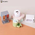 ▶1/12 Dollhouse Simulation Miniature Kitchen Appliances Model Dollhouse Air Fryer Beverage Machine Oven Rice Cooker Ornaments