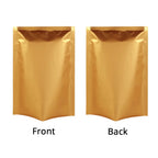 Multi Size Smell Proof Storage Bags Matte Black Open Top Tear Notch Pouches Vacuum Heat Sealing Aluminum Foil Mylar Package Bags
