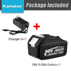 Kamolee 18V 5000mAh Li-ion Battery BL1860 Hand drill Battery Power tools Support Kamolee tools