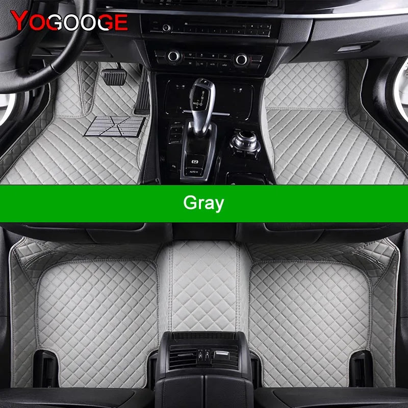 YOGOOGE Custom Car Floor Mats For Ford Focus MK3 2012-2018 Auto Carpets Foot Coche Accessorie