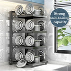 Multi-layer Kitchen Storage Racks Sewer Cabinet Layered Pot Rack Table Corner Holder Pot Pan Organizers Home Kitchen Accesories