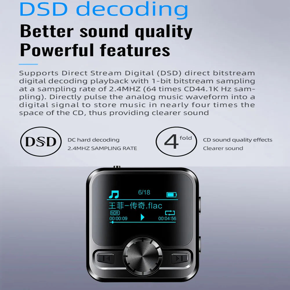Portable Mp3 Player Bluetooth Professional HD Noise Reduction Mini Voice Recorder FM Radio Sound Recorder Consumer Electronics