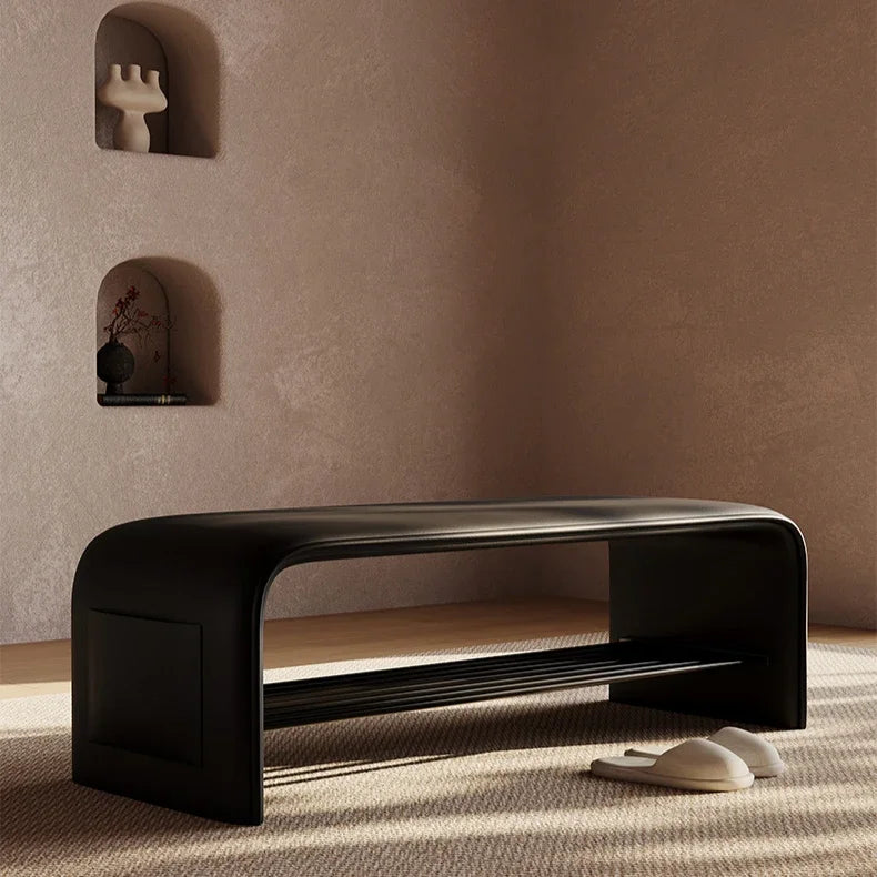 Entrance Hall Shoe Changing Bench Porch Shoe Cabinet Bench Integrated Entrance Shoe Changing Bench Bedroom Benchs