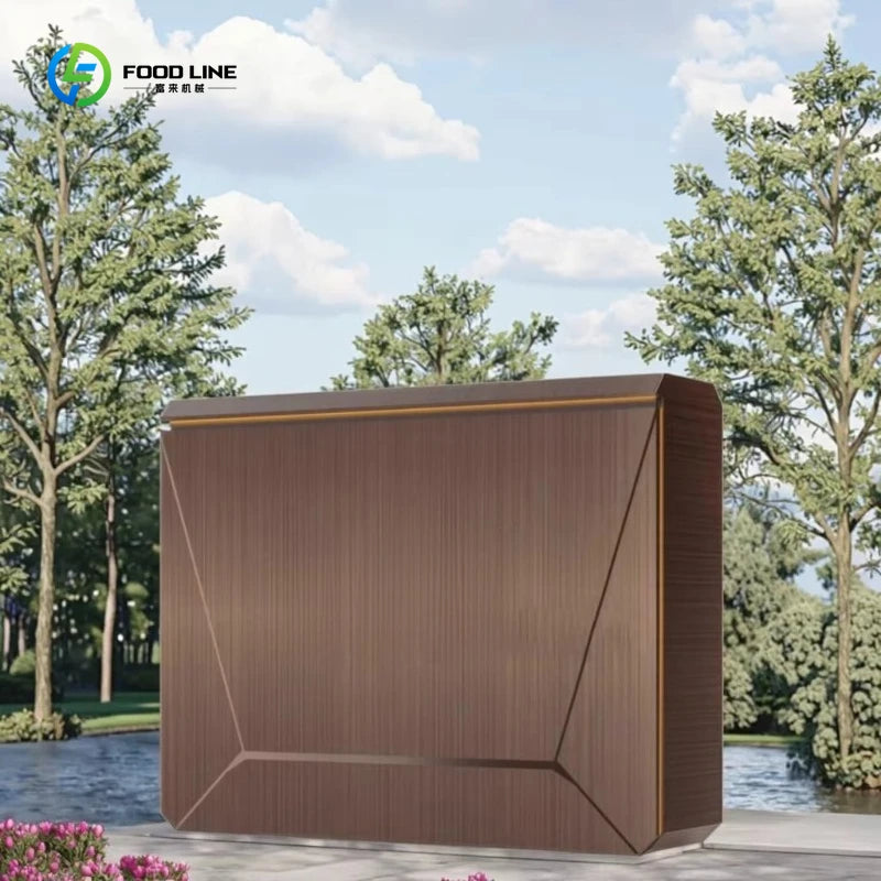 Customized Premium Outdoor Kitchen Cabinet Prefab Capsule House Cooking Station for Garden Patio Backyard Commercial Use