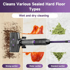 Redkey W15 Wireless Wet and Dry Vacuum Cleaner 3 in 1 Cordless Vacuum Mop with Self-Washing Edge Cleaning 35min Runtime
