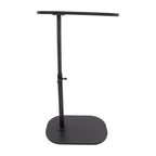 C-Shape Side Table Sofa Side Table with Dense Board and Iron Top 360° Swivel Height Adjustable for Cosmetics Book Laptop 45*30cm