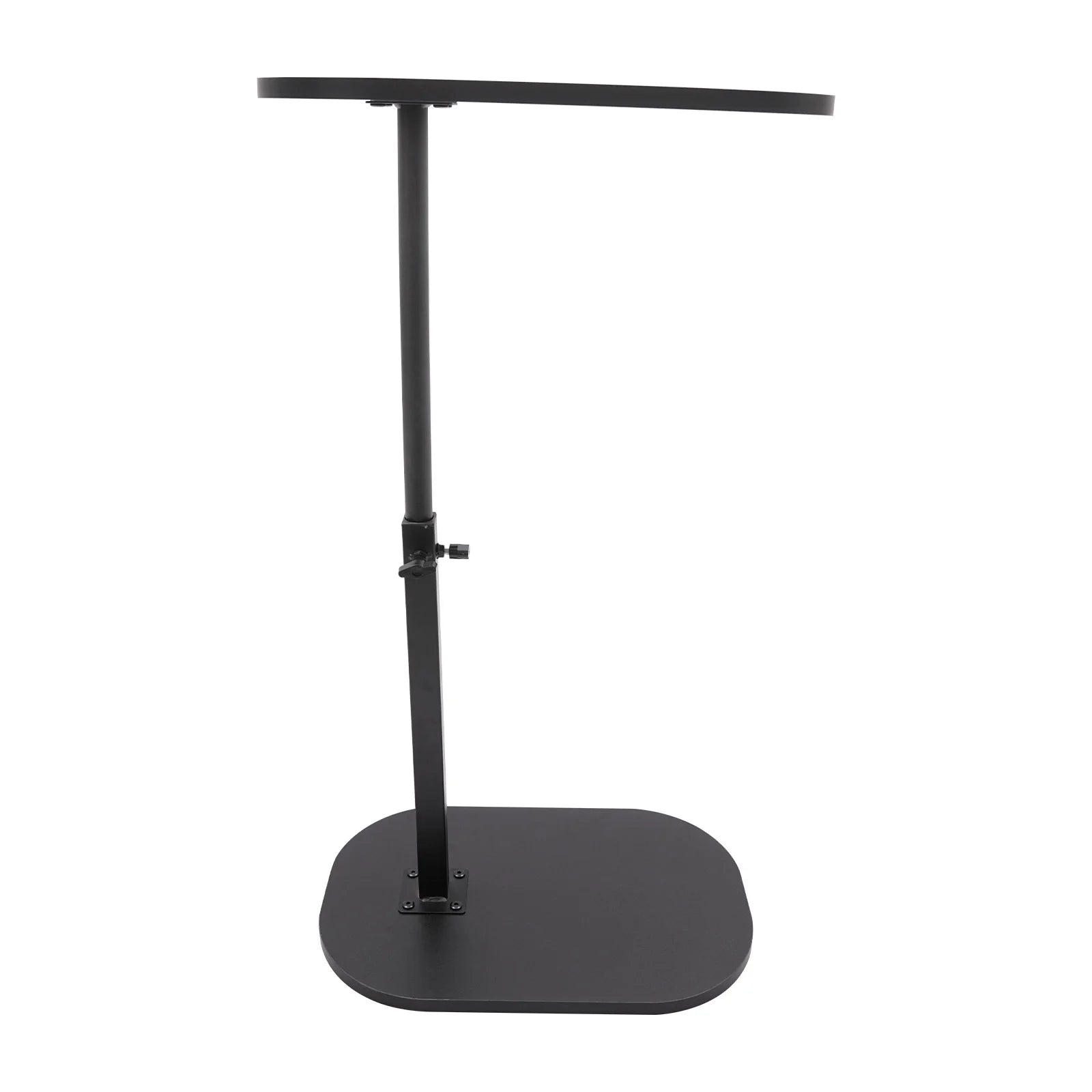 C-Shape Side Table Sofa Side Table with Dense Board and Iron Top 360° Swivel Height Adjustable for Cosmetics Book Laptop 45*30cm