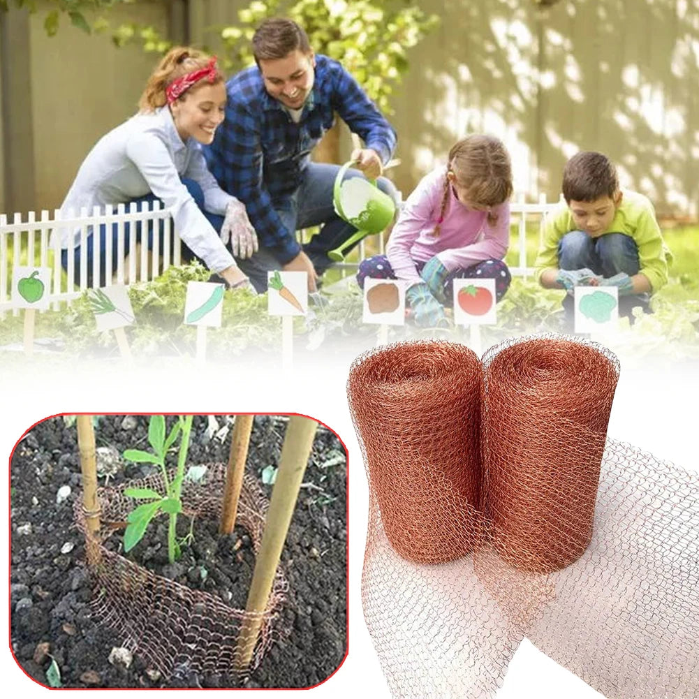 3/6/10/m Copper Wire Mesh Signal Shielding Net Anti-Snail Copper Wire Net Wire Pest & Rodent Net Copper Mesh Decor Garden Net