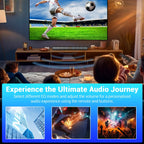 Sound Bar TV Speaker with Wireless Subwoofer - Bluetooth Home Theater