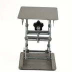 Adjustable Stainless Steel Lifting Table, Suitable for Woodworking and Carving - Durable Compact Design Manual Height Adjustment