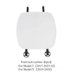 Seat Cover Cushion for Tesla Model 3 Y Flannel White Seat Protection Mat Anti-dirty Non-slip Cushion Car Interior Accessories