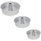 Round middle hole Alloy Chiffon Cake toast bread Pan Removable Bottom Hollow Chimney Mold DIY Baking Tools bake Model Bread box