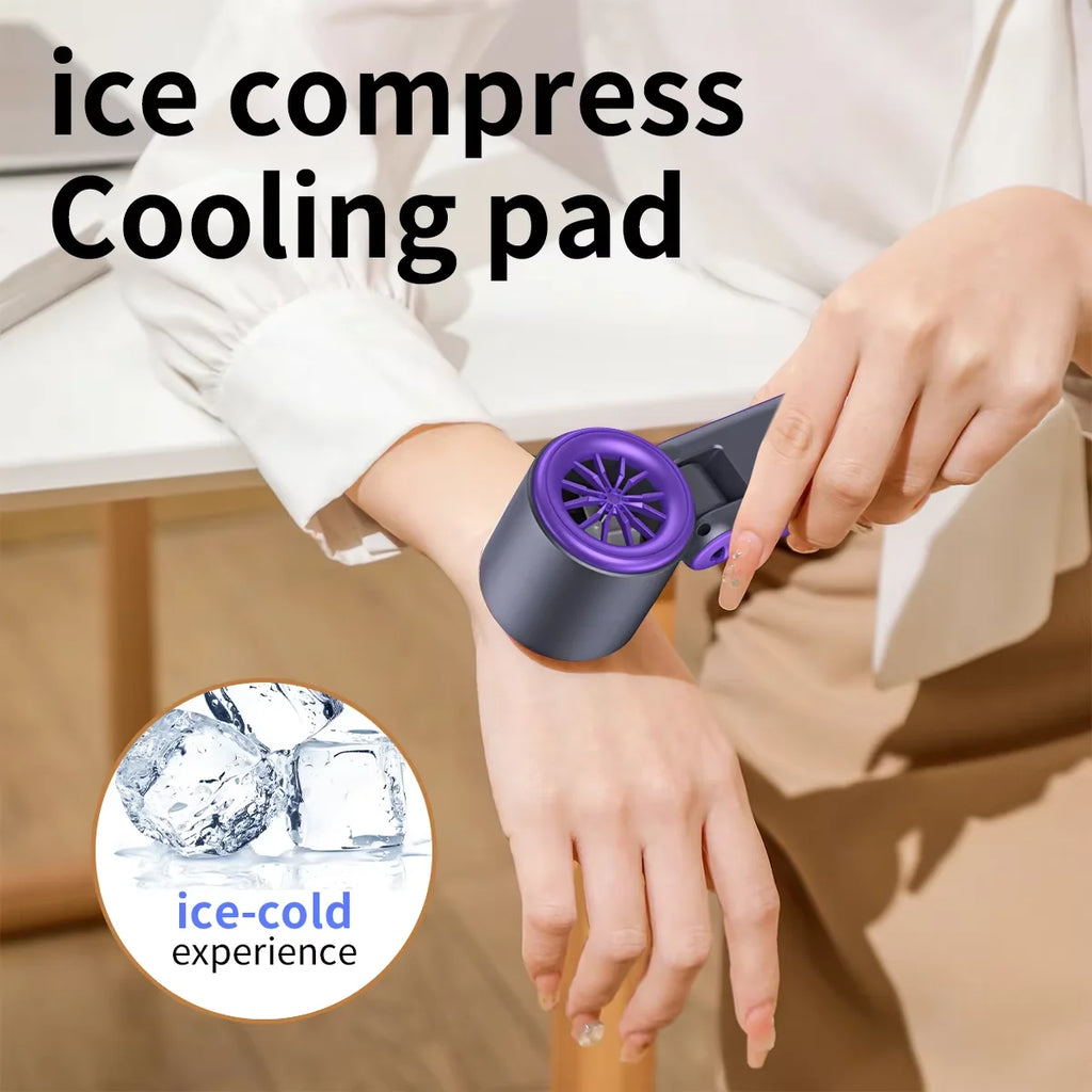 Portable Air Cooling Turbo Fan 100 Wind Speeds Adjustable Outdoor Fold