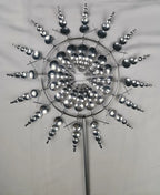 Courtyard Garden Windmill Outdoor Wind Spinner Magical Metal Windmill Patio Lawn Garden Decor Kid Birthday Gift Wiatrak Metalowy