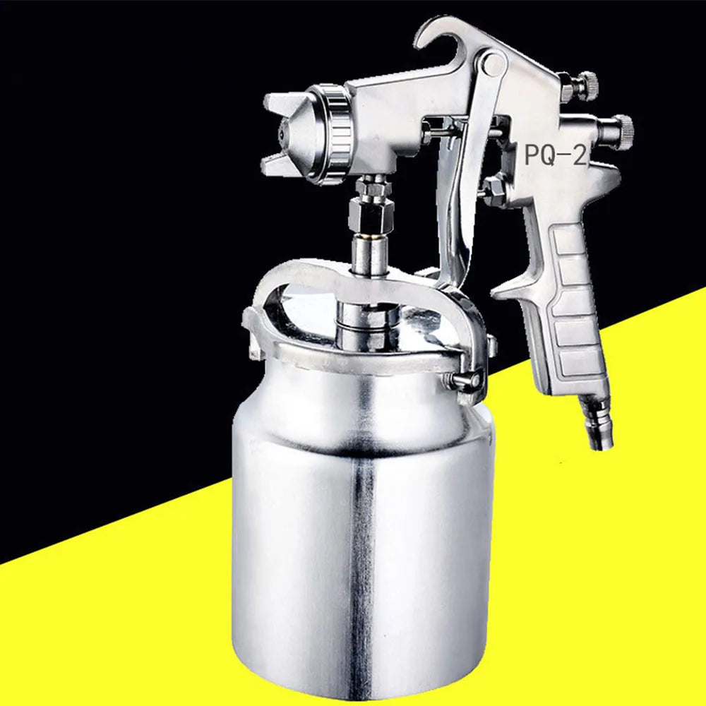 High-Quality PQ-2 Pneumatic Sprayer Silver Anti-Rust Paint Sprayer HVLP Spray Paint Machine With 1.8MM Nozzle Handle Spray Tool