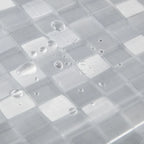 3D Transparent Shower Curtains PVC Bathroom Curtains with Hooks Waterproof Clear Bath Curtains for Bathroom Shower Curtain