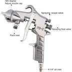 Professional Paint Spary Gun High Pressure Siphon Feed Spray Gun With 1000cc Cup Nozzle Tip Size 1.8mm For Automotive Household