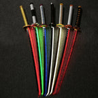 104cm Demon Slayer Bright Katana LED Light Sword Kimetsu No Yaiba Anime Cosplay Prop Real Size Japanese Katana Samurai Sabre