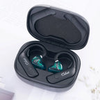 Celest T1 Ear Hook With Wyvern Black Qing Rue Earphone V5.3 Bluetooth Headphones Waterproof Headset Cable Hifi Music IEMs