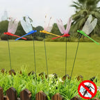 20/1PCS Simulation Dragonfly Clip Bug Deterrent Realistic Dragonfly Hat Clip Bug Repellent Dragonfly Home Garden Decor Supply