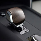 Car Wood Grain Style Console Gear Shift Knob Cover Trim Interior Accessories For Land Rover For Range Rover Sport 2023 2024