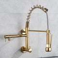 Only Cold Water  In-Wall Spring Kitchen Faucet Hand-Held Nozzle Kitchen Faucet Balcony Basin 360 Degree Rotating Kitchen Tap