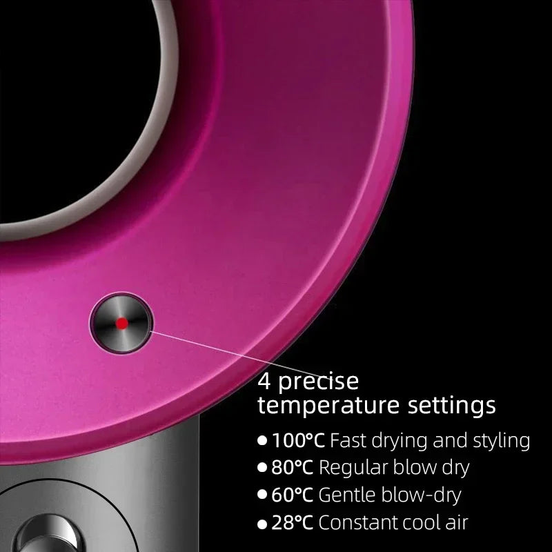 Professional negative ion hair dryer, high-speed constant temperature bladeless hair dryer home negative ion hair dryer