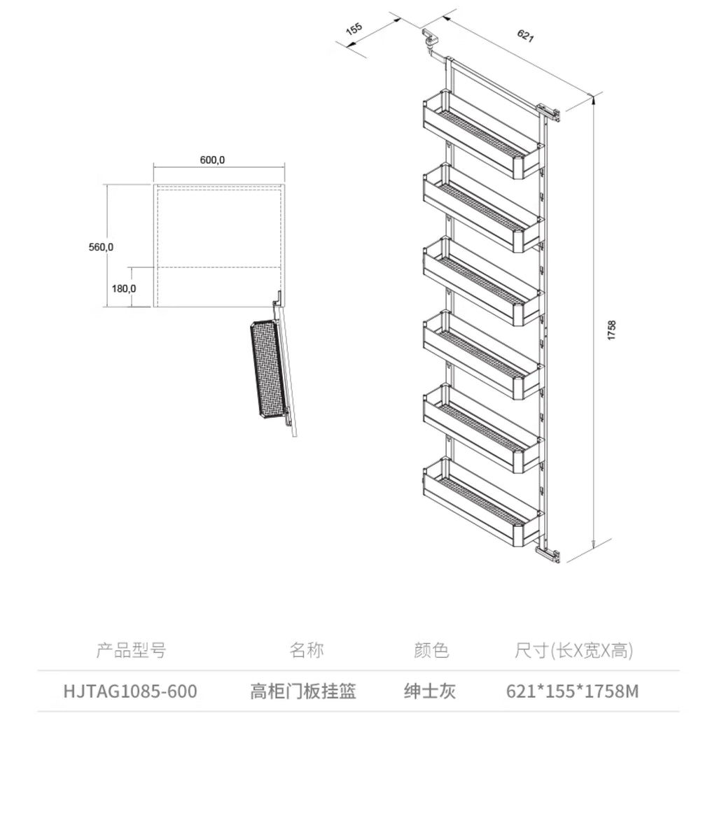 Top solid kitchen cabinet corner  storage basket large capacity