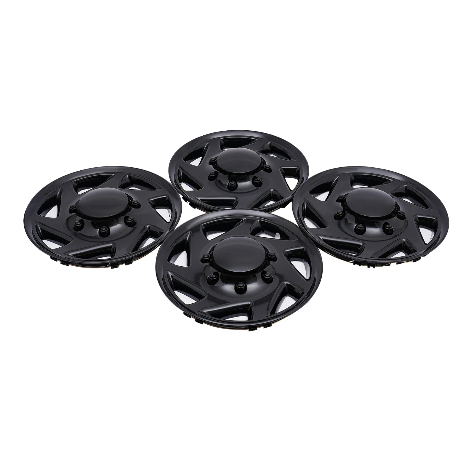 4 PCS Ford E350 E450 Econoline Van Full Wheel Covers Hub Caps Rim Simulators Wheel Covers Hub Caps