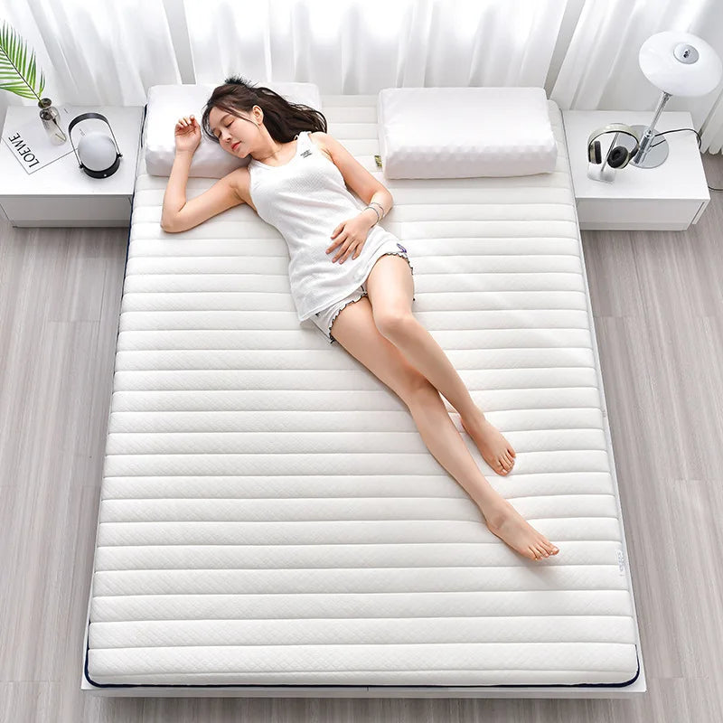 Single Thicken Sleep Mattress antimite natural latex mattress portable Folding Tatami soft pad dormitory student special mattres