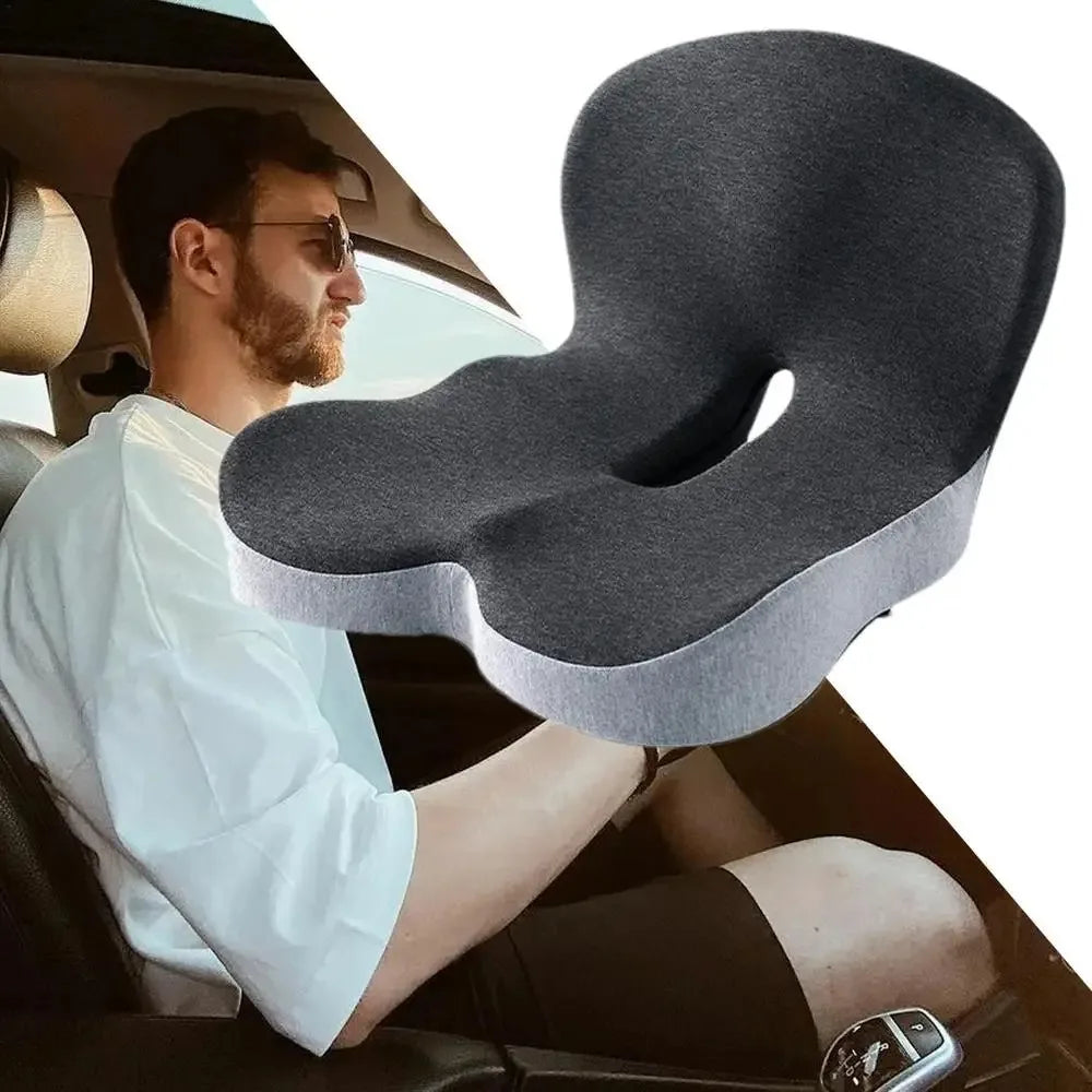 Comfort Memory Foam Backrest Cushion Breathable Non Slip Chair Cushion