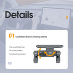 New Reliable for Tesla Screen Rotation Bracket Model 3 Y Accessories GPS Navigation Rotating Holder 4-Direction Swivel Mount Kit