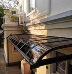 Outdoor Aluminum Awning with Durable Polycarbonate Sheet – Ideal for Window or Door Shade, Rain & UV Protection All Year