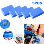 5Pcs Car Clay Bar Blue Vehicle Detailing Magic Cleaning Mud Car Wash Cleaner Sludge Mud Auto Detailing Cleaner Tool