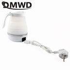 110V/220V Travel Camping Portable Foldable Silicone Electric Kettle Boiling Hot Water Thermal Insulation Heating Boiler Tea Pot