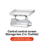 YZ Hidden Screen Storage Box For Tesla Model 3 Y Highland Juniper 2021-2025 Magnetic Magsafe Hidden Large Space Storage Box