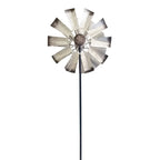 Wind Spinner Decorative Lawn Ornament Wind Mill Wind Sculpture Metal Windmill for Lawn Yard Outdoor Patio Decor Garden Windmill
