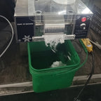 120KG/24H Korean Snowflake Ice Machine Small Snow Continuous Cooled Milk Mango Bingsu Shaver Smoothie Crusher 110V 220V