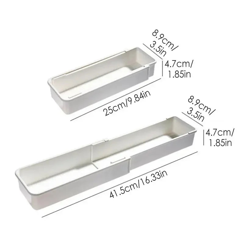 Drawer intimates partition storage box retractable kitchen tableware compartment organizer stationery classification storage box