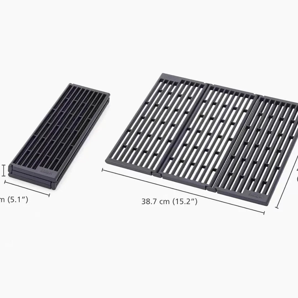 Kitchen Countertop Drain Sink Black Folding Sink Drain Sink Counter Splashproof Drain Bar Counter Organization