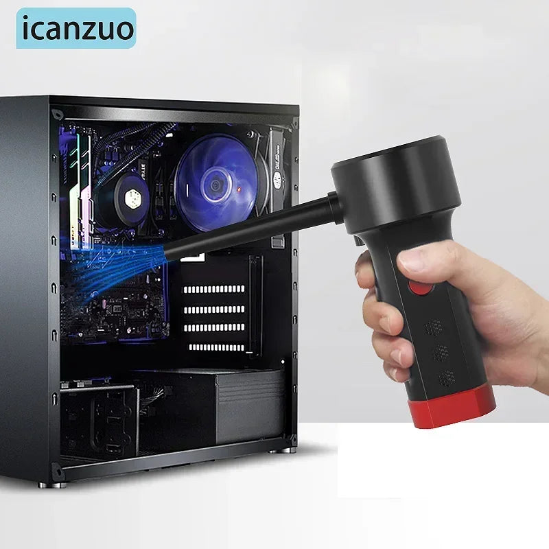 Cordless Electric Air Duster for PC & Keyboard Cleaning