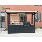 Outdoor Kitchen Modular BBQ Island Patio Stainless Steel Cooking Station Garden Grill Countertop Appliance