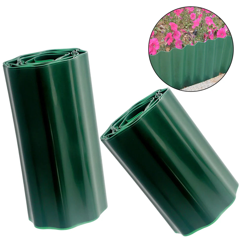 30cm/40cm Grass Lawn Edge Border Path Edging Fence Outdoor Landscape Garden Decor DIY Flexible Lawn Edging Border Fence