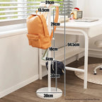 BookBag Storage Rack Single Rod Desk Side Hanging Shelf Floor Standing Children's Clothing Rack Living Room Coat Rack Organizer