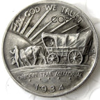 USA 1926-1939-PSD Oregon Commemorative Half Dollar Silver Plated Copy Coin