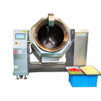 Industrial Intelligent Electromagnetic Cooking Machine with Pre Set Menus for Pre Cooked Meal Central Kitchen Custom